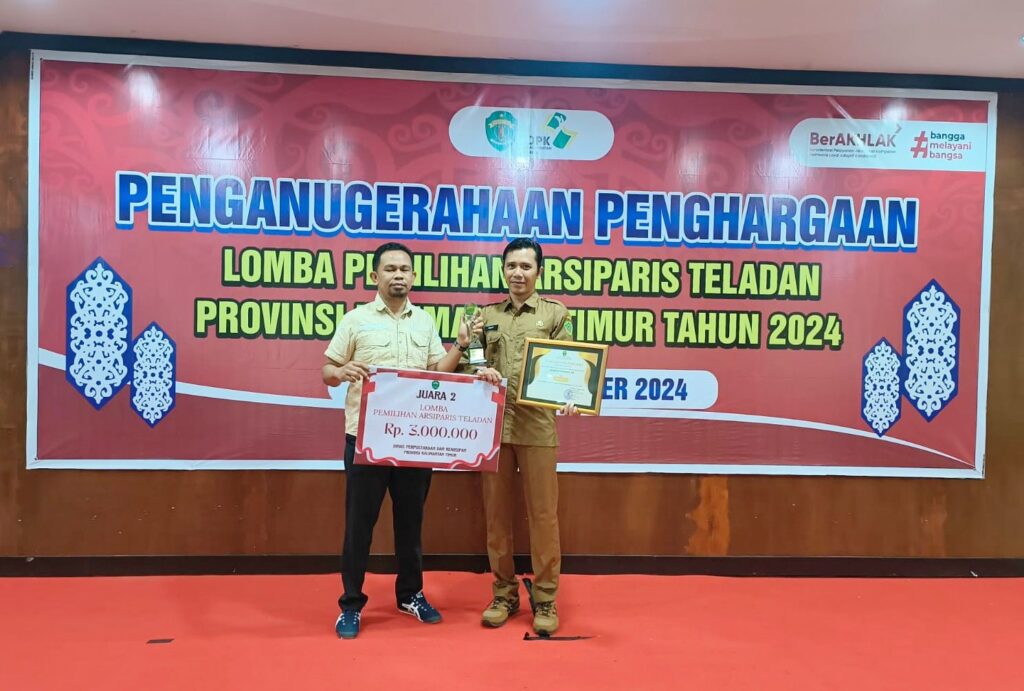 Dispusip PPU Berhasil Raih Juara 2 Arsiparis Teladan di Kaltim medi satu kaltim