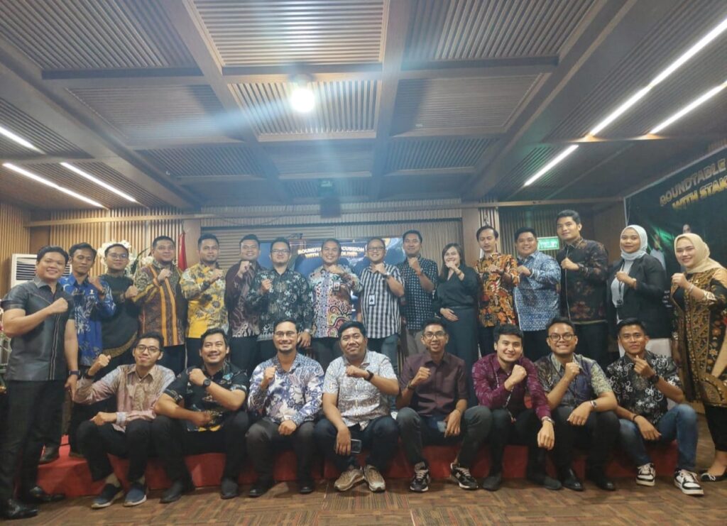 Rapat Kerja Himpunan Pengusaha Muda Indonesia (HIPMI) Kaltim dengan tema Round Table Discussion with Stakeholders, berlangsung pada Jumat (18/10/2024)